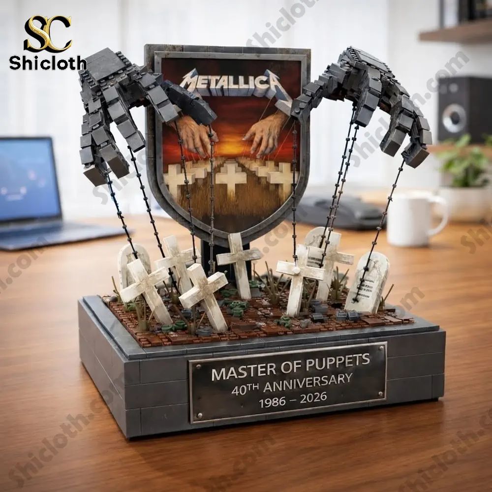 Heavy Metal Metallica Master of Puppets Brick Building Set