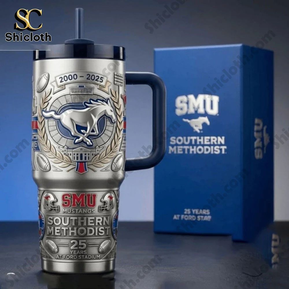 SMU Mustangs 25 Years 40Oz Tumbler