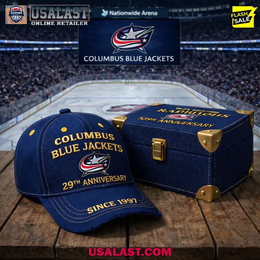 Columbus Blue Jackets 29th Anniversary 1997-2026 Classic Cap