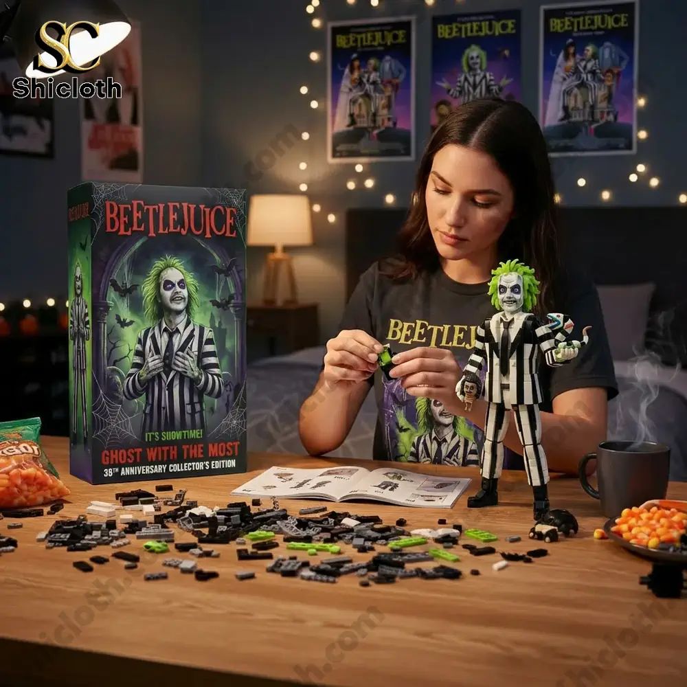 Beetlejuice 38th Anniversary Building Block Set