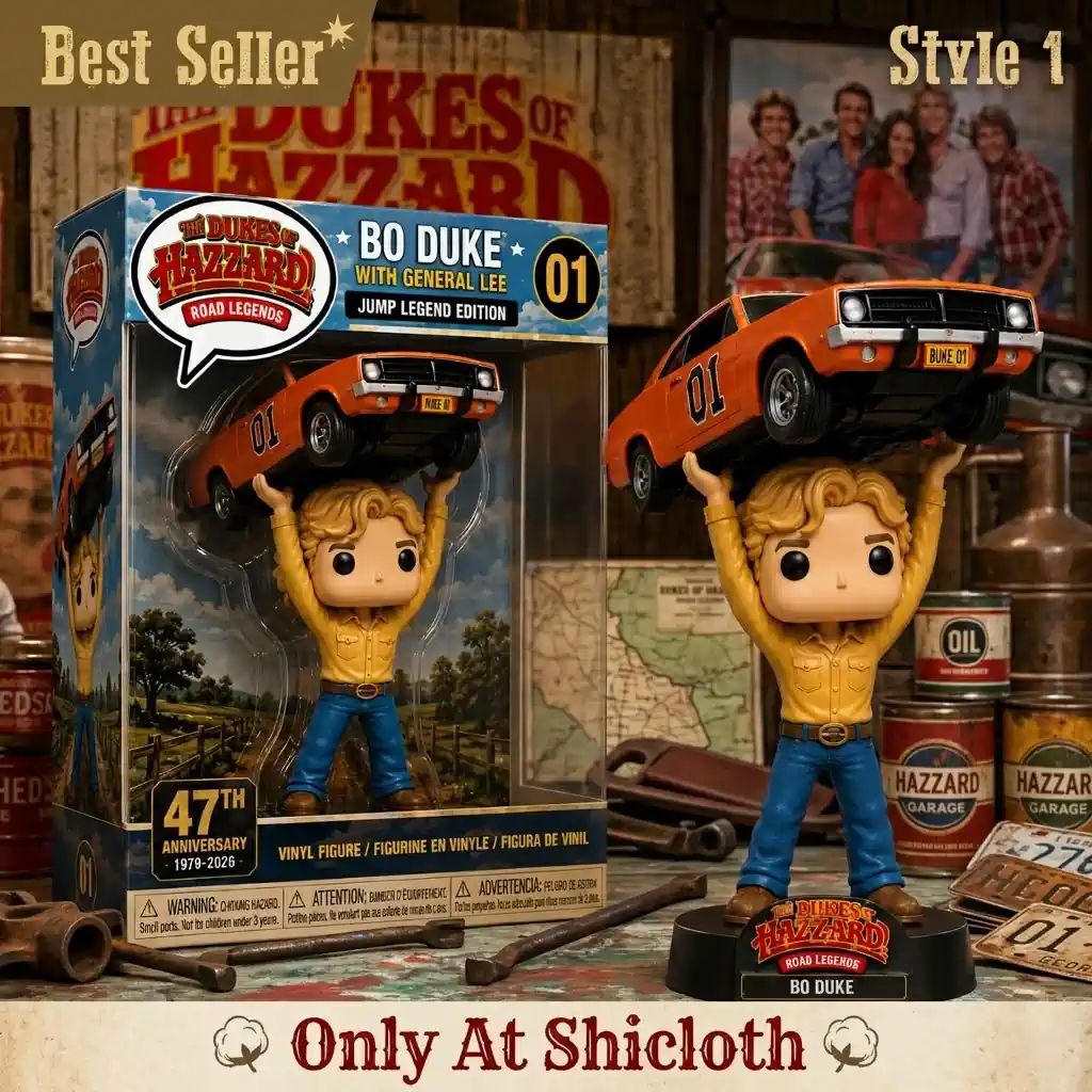 Bo Duke & General Lee Road Legends Collector Edition Funko Pop! Figure