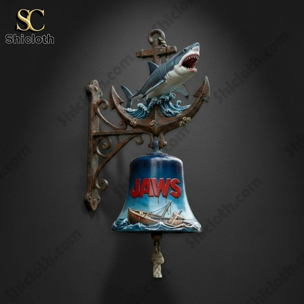 Jaws Shark Attack Anchor Wall Bell