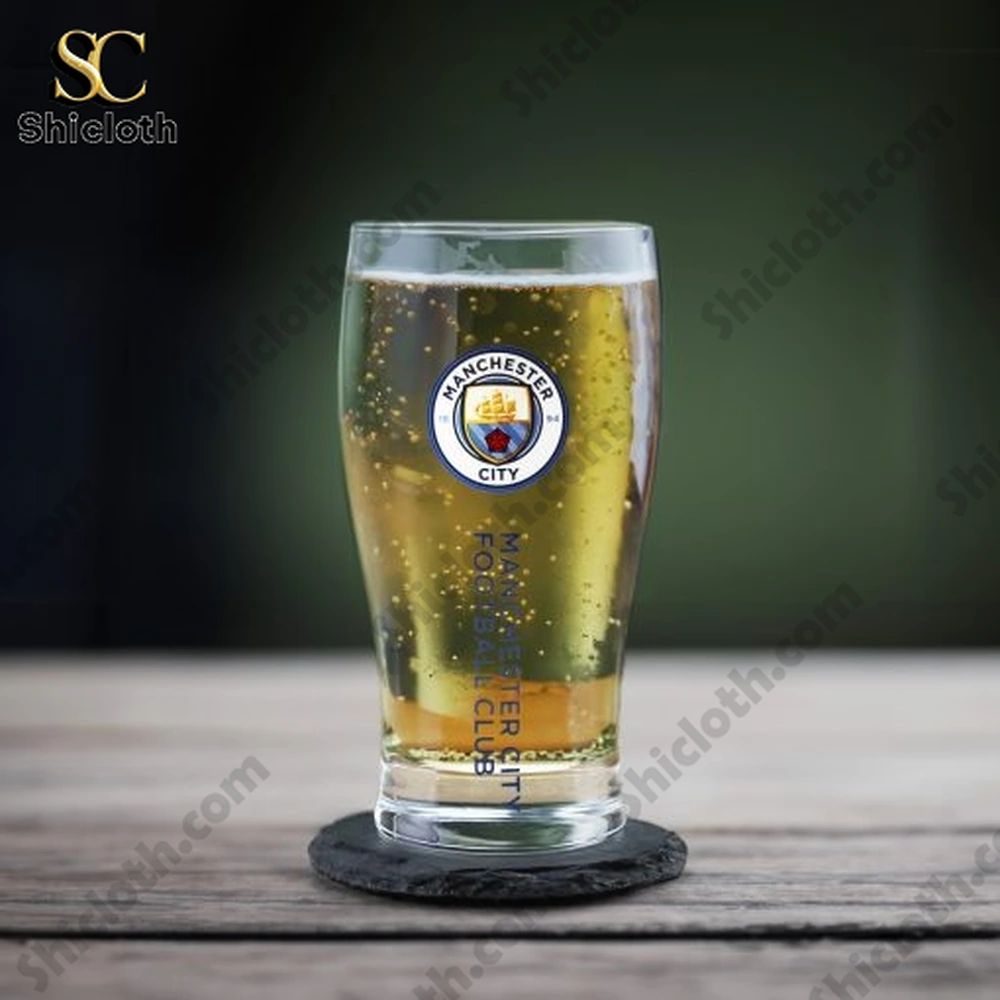 Manchester City 145th Anniversary Commemorative Whiskey Glass