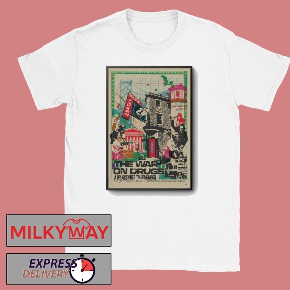 The War On Drugs 12 18-12 20 2025 Johnny Brenda’s Philadelphia PA Poster shirt