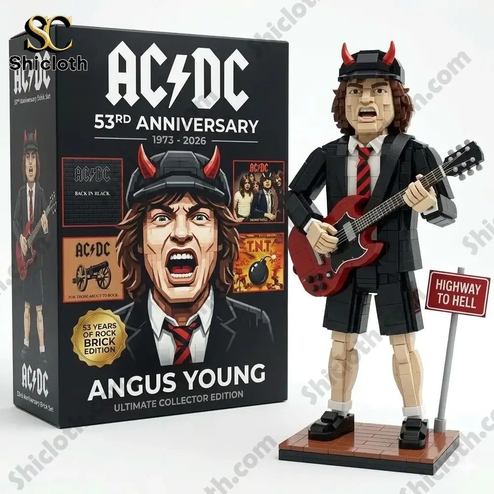 AC_DC 53rd Anniversary Legendary Rock Guitarist Brick Edition