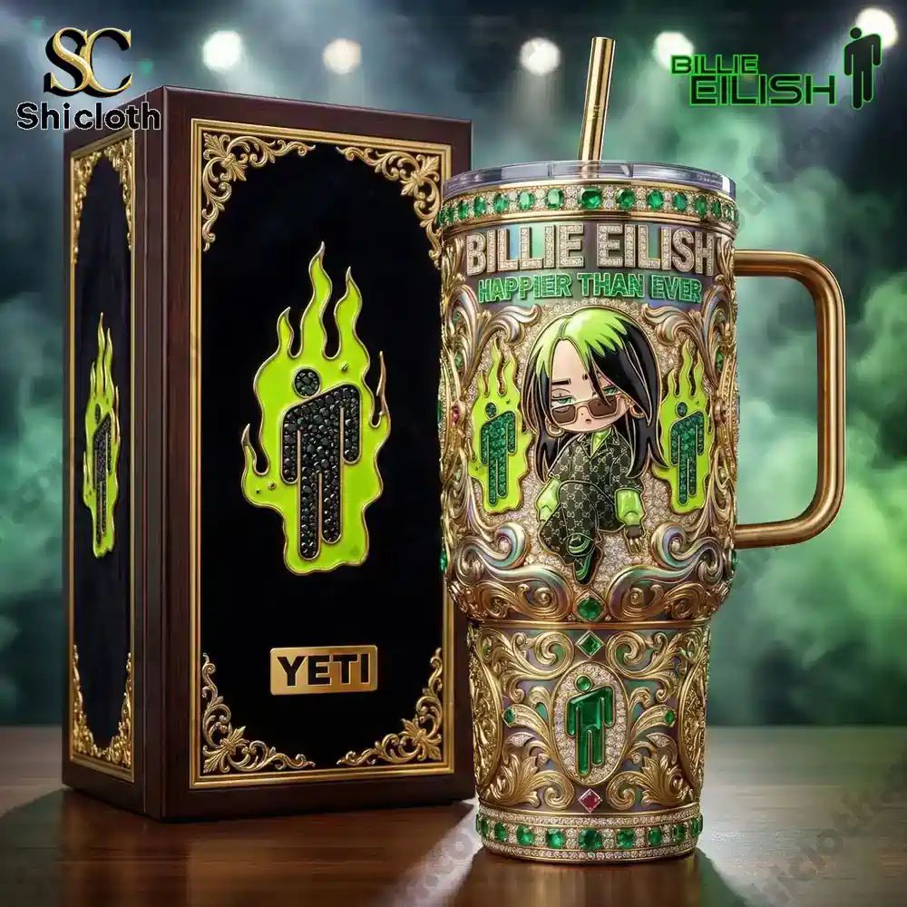 Billie Eilish Happier Than Ever Yeti Tumbler