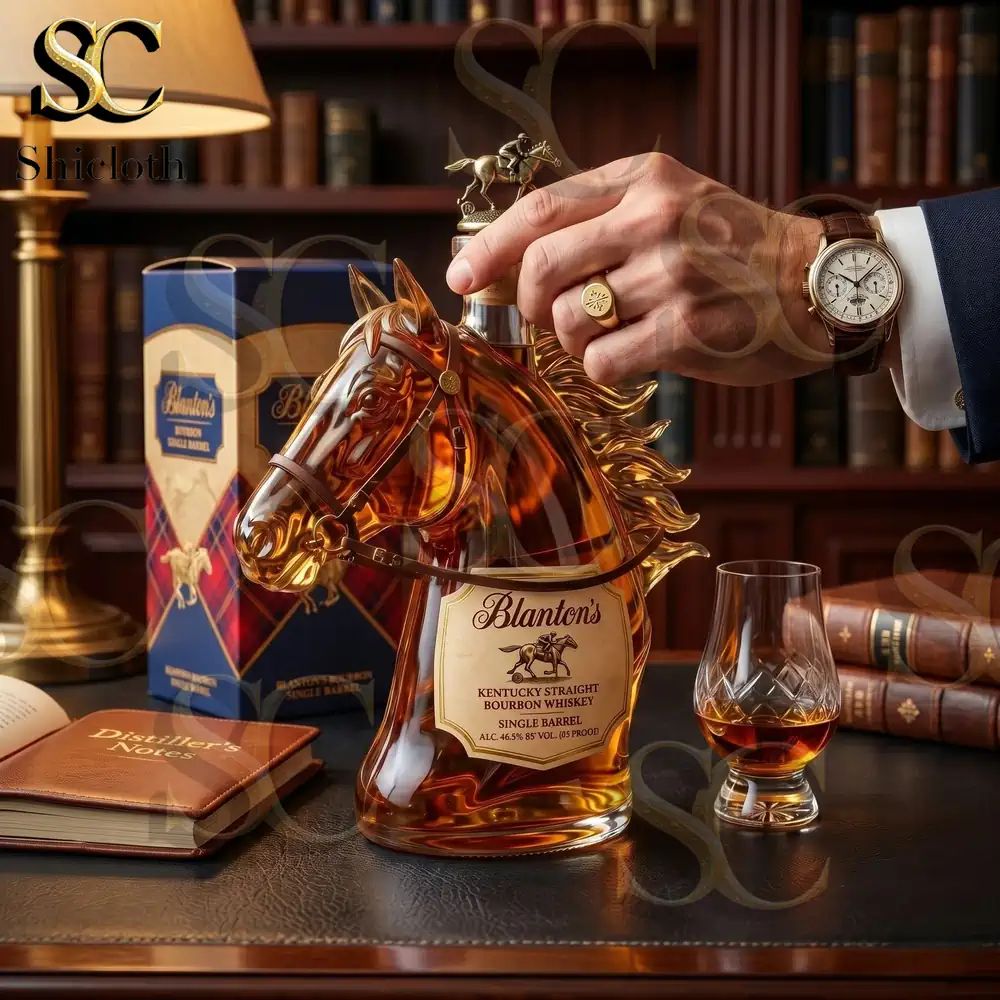 Blanton’s Premium Horse Head Whiskey Bottle