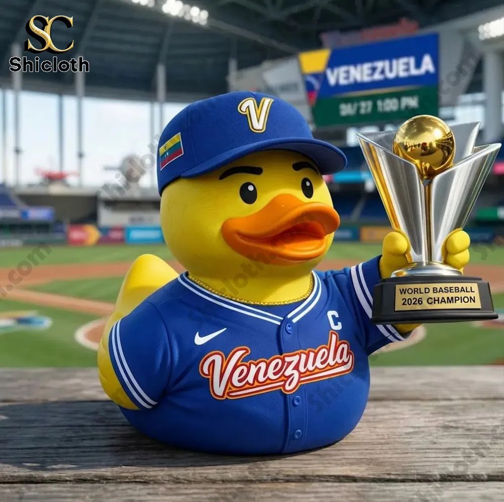 Venezuela WBC 2026 Champions Rubber Duck