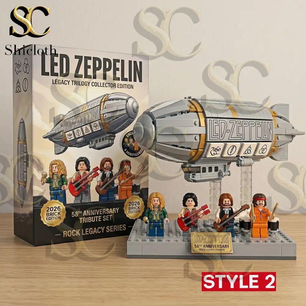 Led Zeppelin 58th Anniversary Collection Building Blocks Set