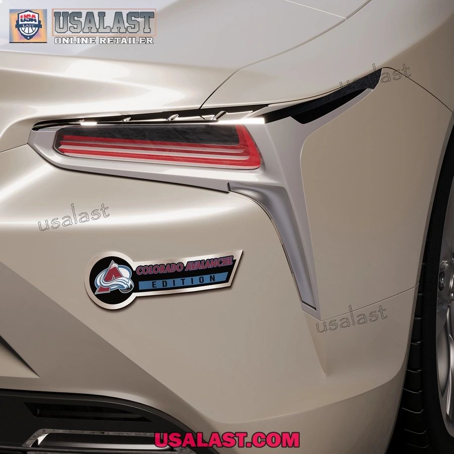 Colorado Avalanche Edition 3D Engraved Car Name Emblem
