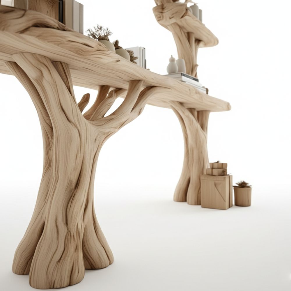Tree Branch Console Table – Nature-Inspired Entryway Elegance