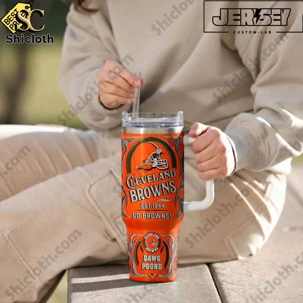 Cleveland Browns Dawg Pound Special YETI Tumbler