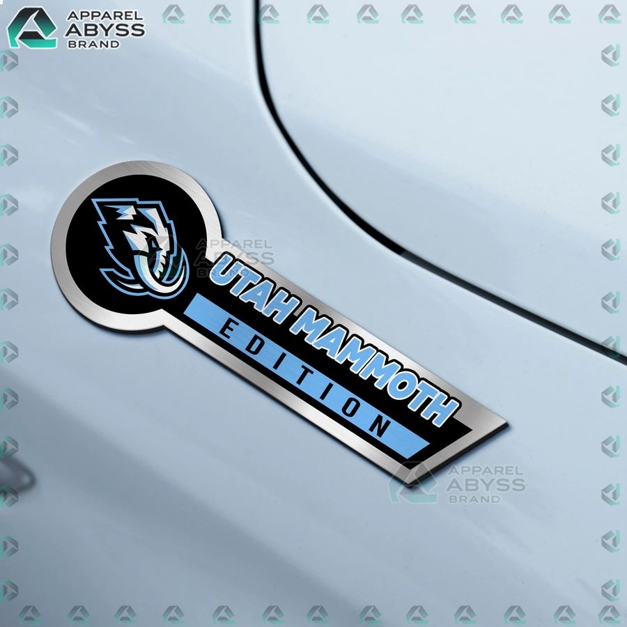 Utah Hockey Club Edition 3D Engraved Car Name Emblem