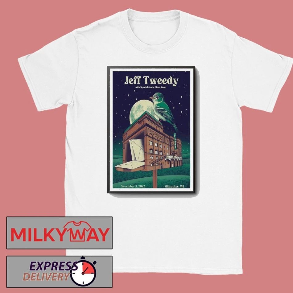 Jeff Tweedy Nov 5 2025 Pabst Theater Milwaukee WI Poster shirt