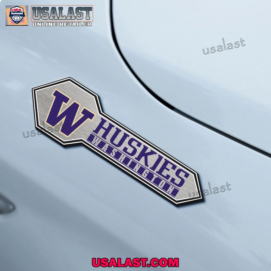 Washington Huskies Edition 3D Car Badge Sticker