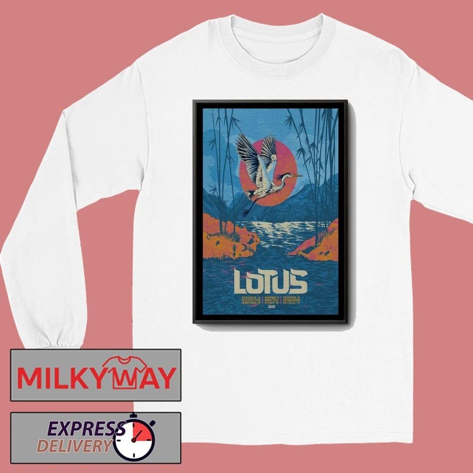 Lotus Tour November 2025 Poster shirt