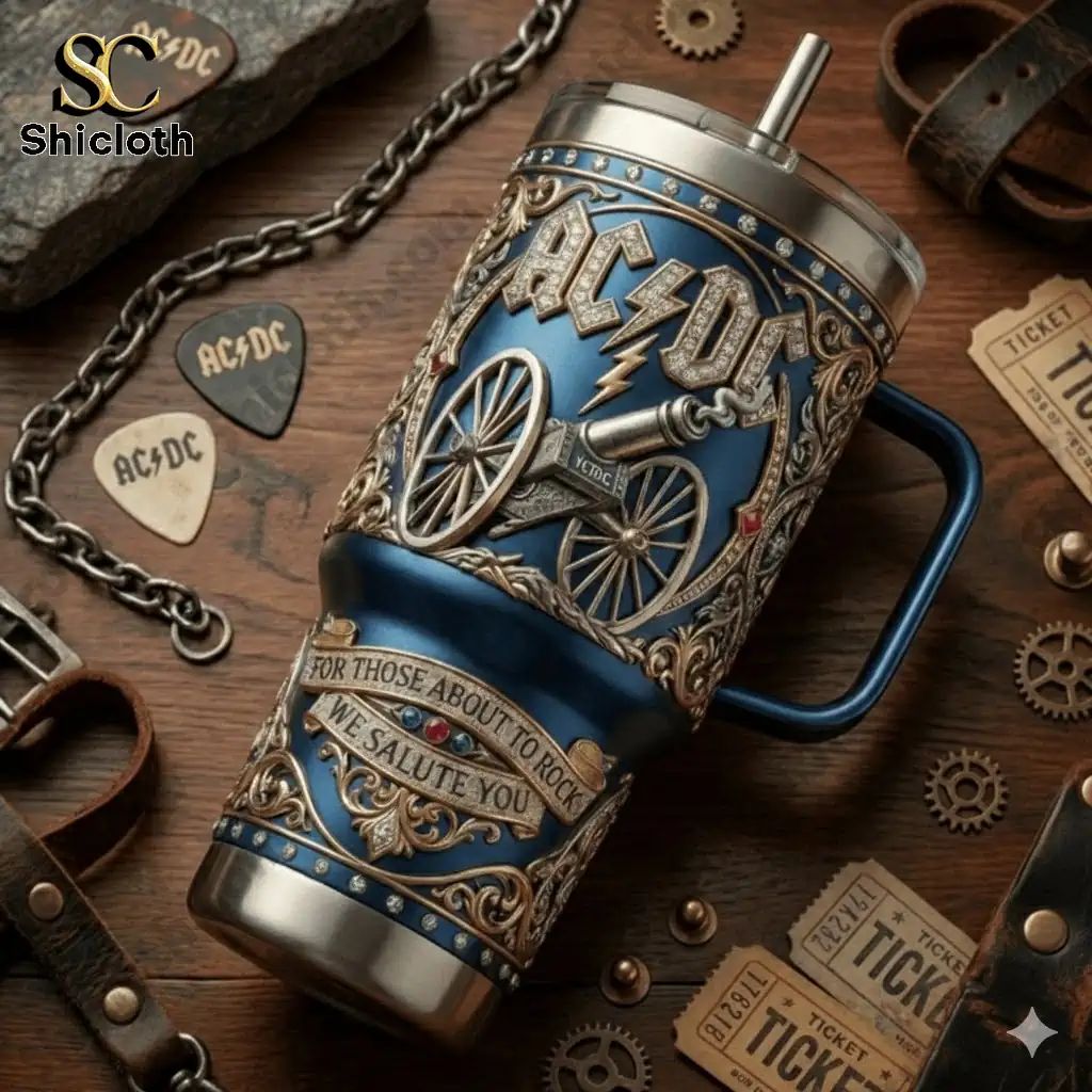 AC DC For Those About To Rock We Salute You Tumbler
