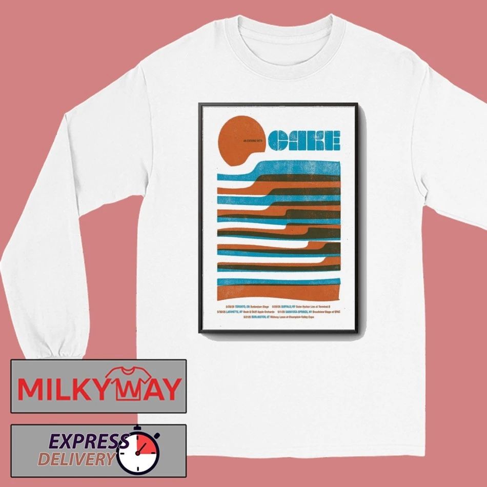 Cake Band Summer Tour 2026 Poster shirt
