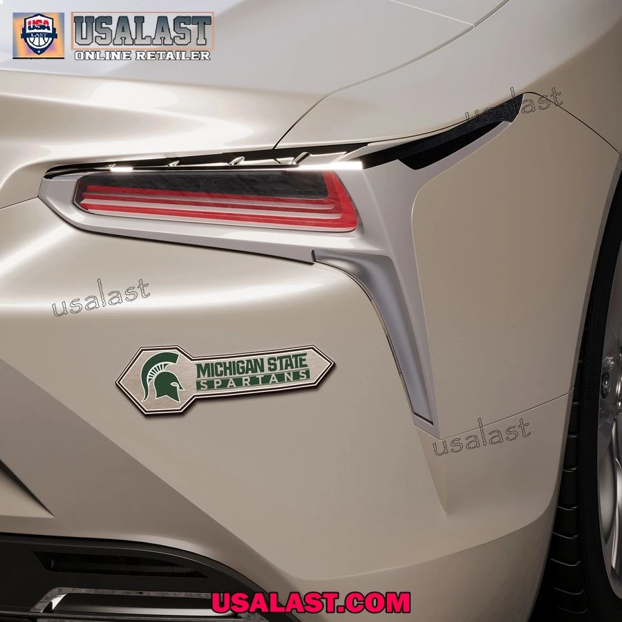 Michigan State Spartans Edition 3D Car Badge Sticker