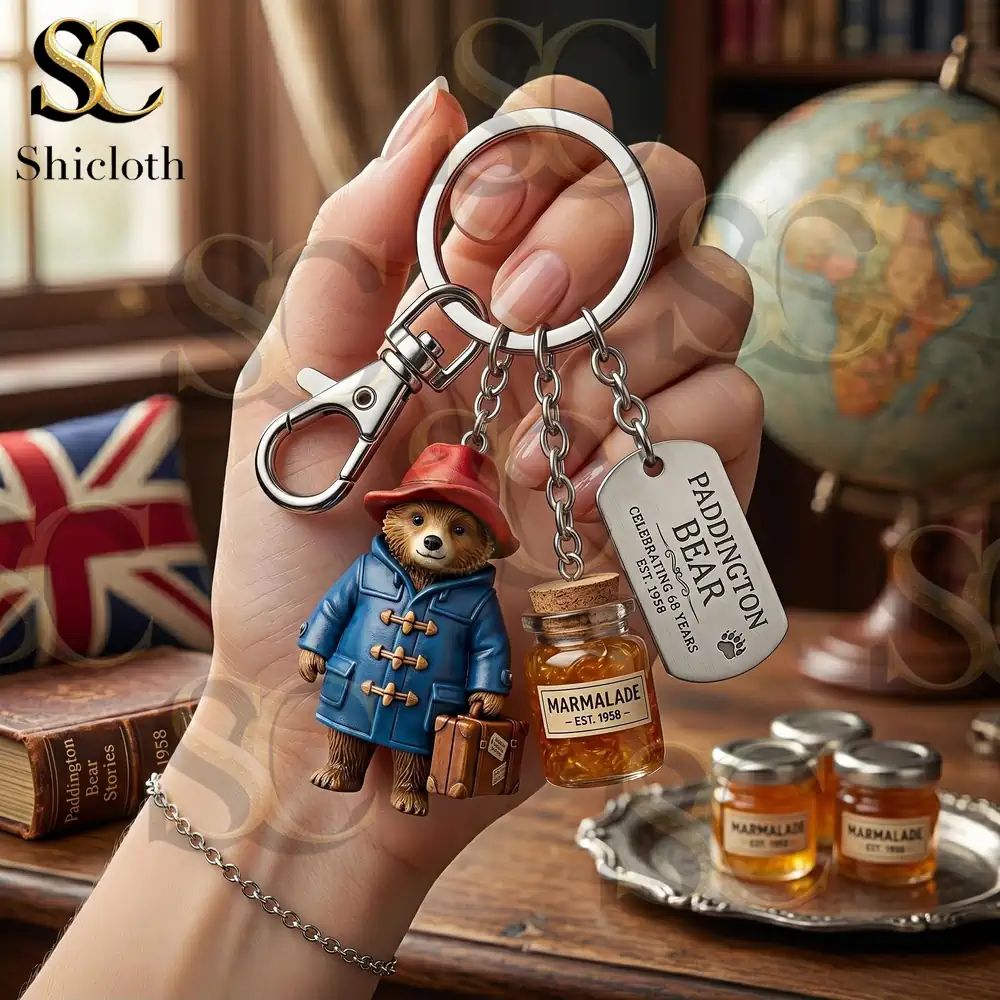 Paddington Bear 68th Anniversary Please Look After This Bear Collector Keychain