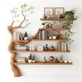 Tree Branch Bookshelf – The Essence of Handcrafting & Endless Natural Beauty
