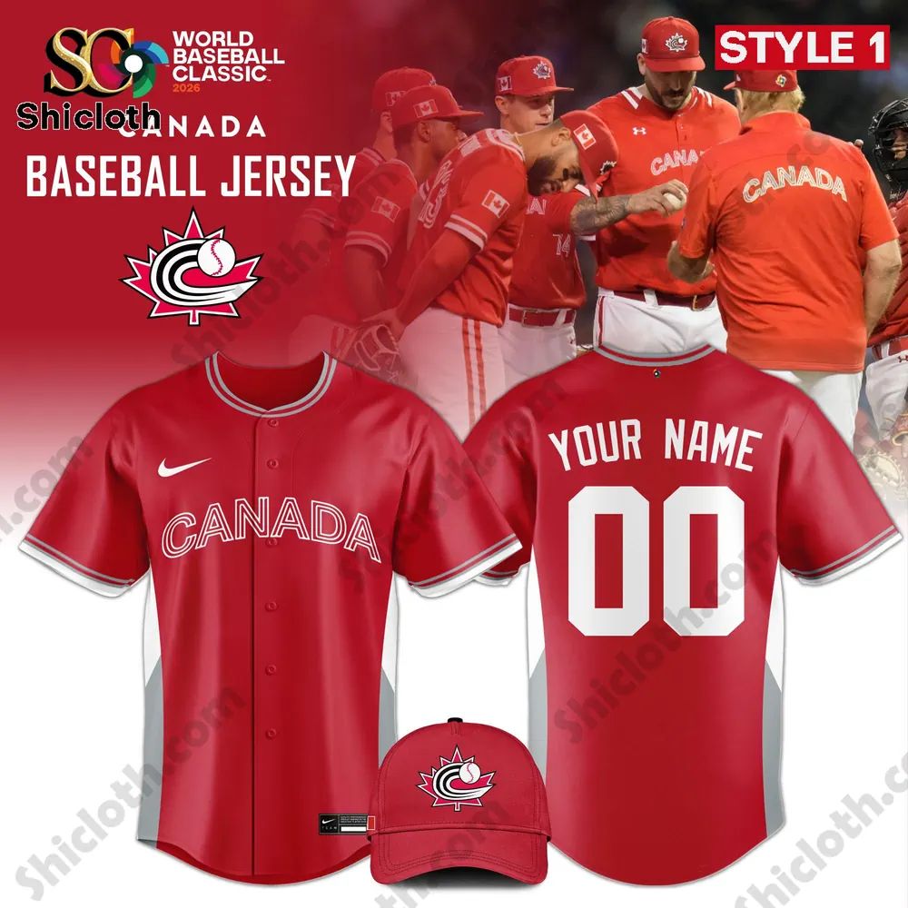 Canada Baseball 2026 World Baseball Classic Jersey Limited Edition