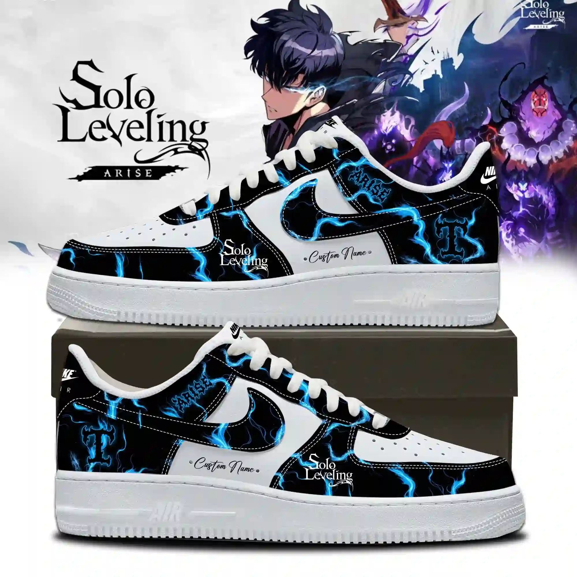 Solo Leveling Arise Custom Name AF1 Shoes