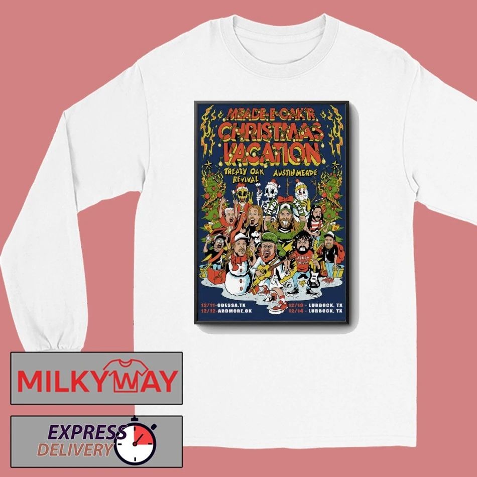 Treaty Oak Revival And Austin Meade Christmas Shows 2025 Poster shirt