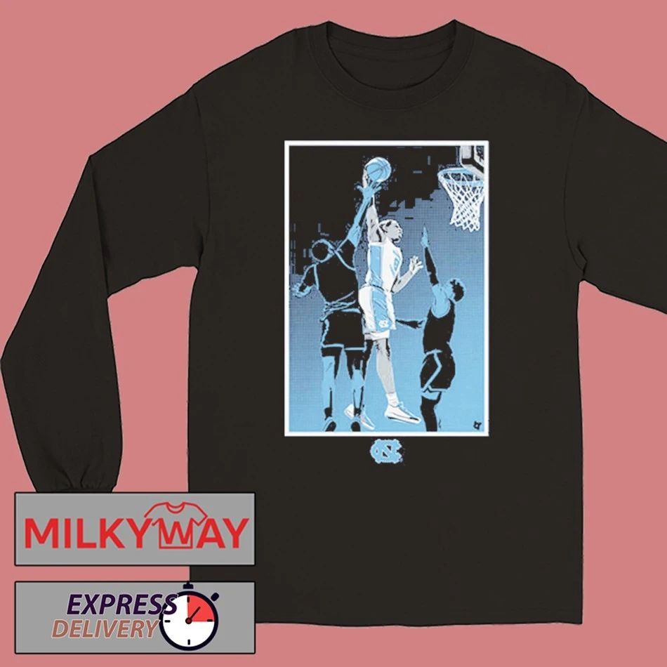 UNC Basketball Caleb Wilson Poster shirt