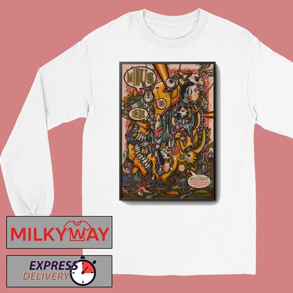 Minus The Bear Detroit MI, November 14 2025 Poster shirt