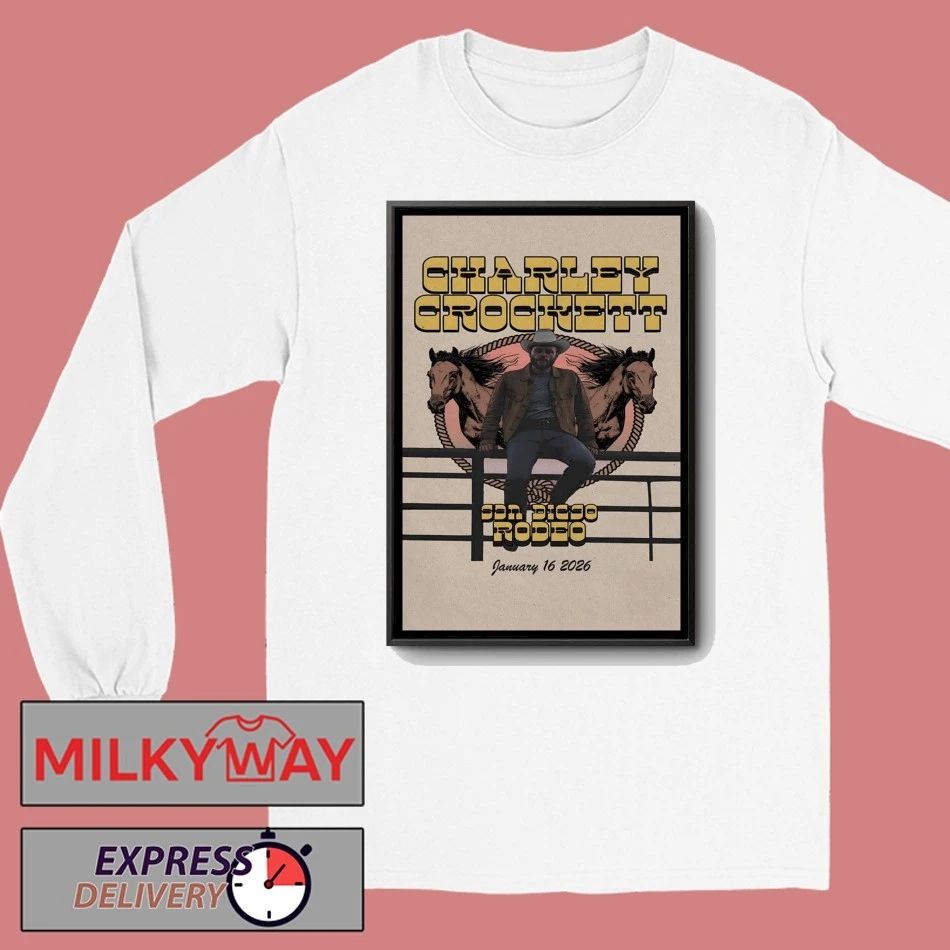 Charley Crockett Tour San Diego On Jan 16 2026 Poster shirt