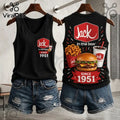 Jack in the Box Retro 1951 Logo V-Neck Tank Top