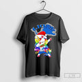 Premium Detroit Lions X Unicorn Santa Hat Dabbing Merry Christmas