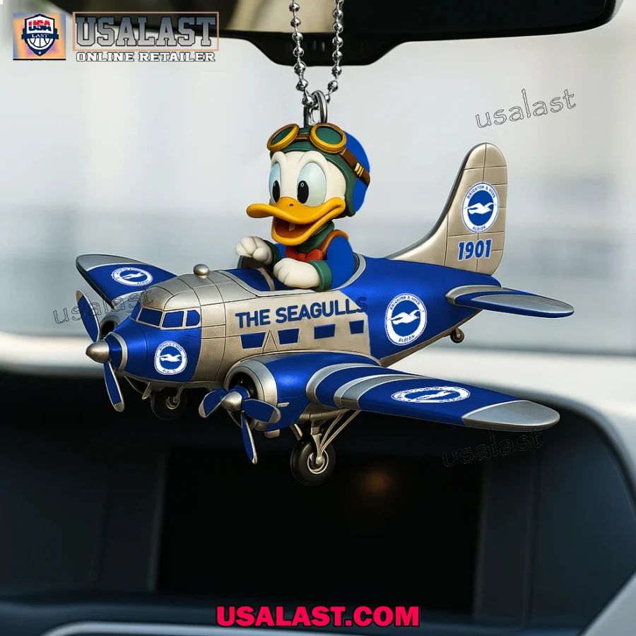 Brighton FC x Donald Duck Christmas Hanging Ornament