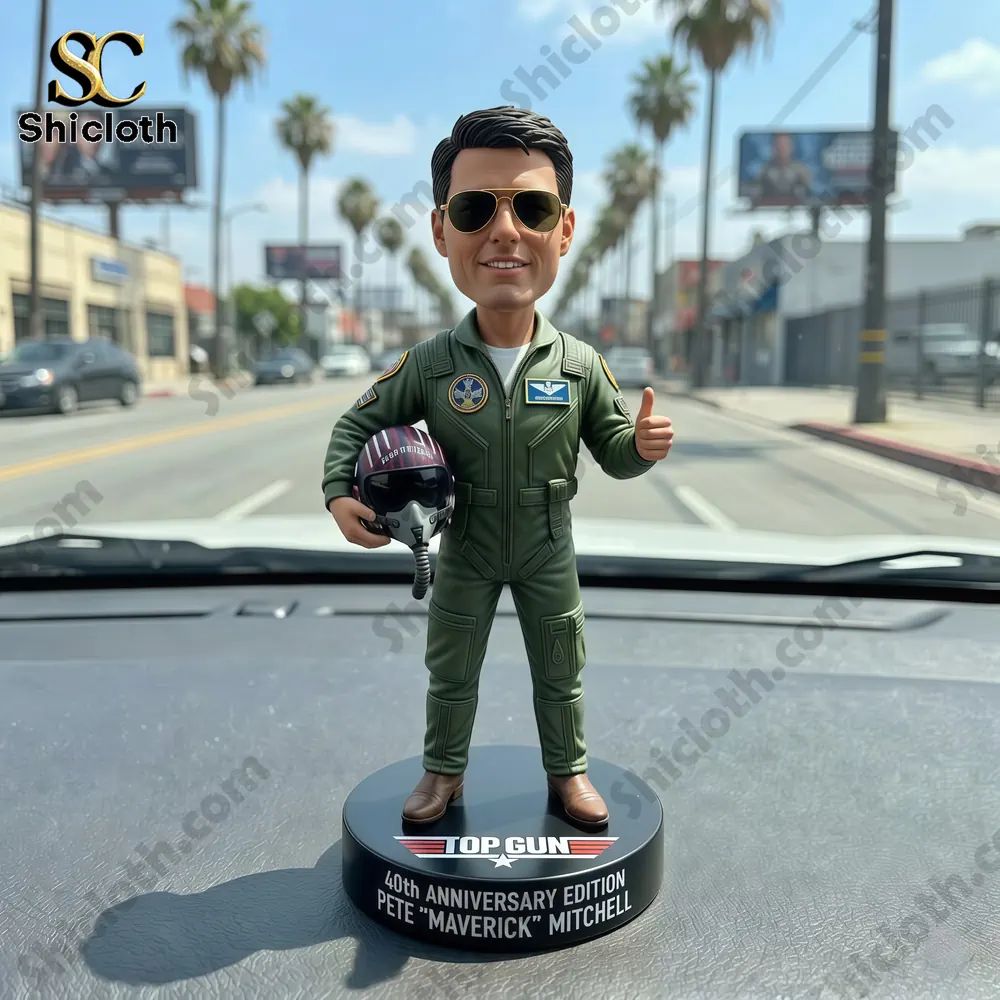 Gun 40th Anniversary Pete “Maverick” Mitchell Bobblehead