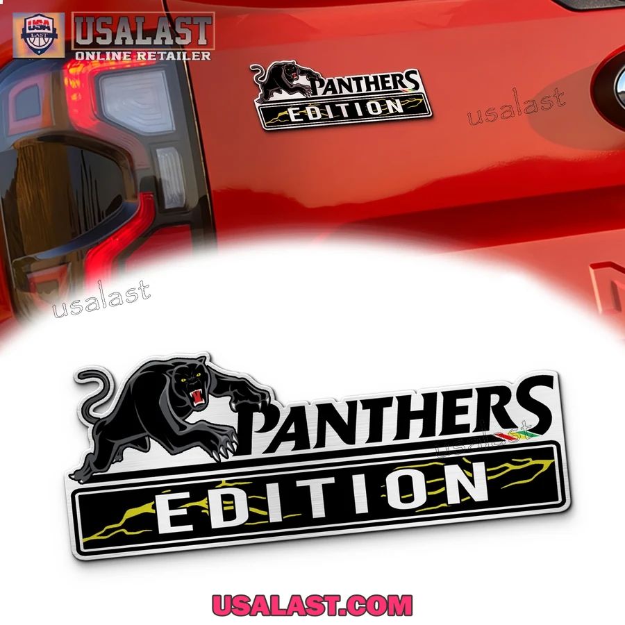 Penrith Panthers Edition Custom 3D Car Badge Sticker