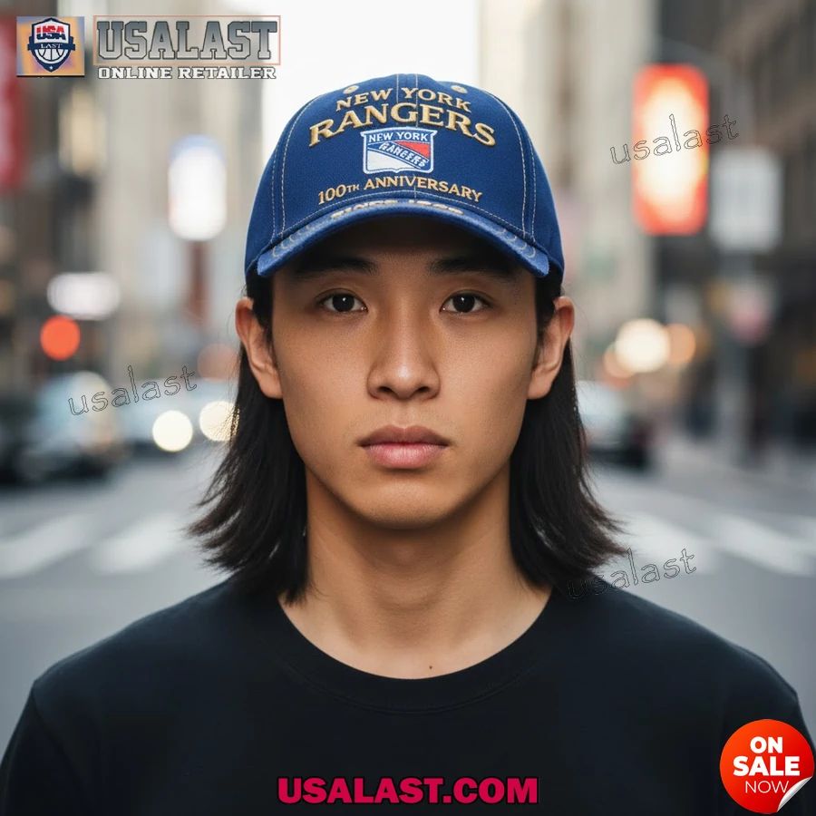 New York Rangers 100th Anniversary 1926-2026 Classic Cap