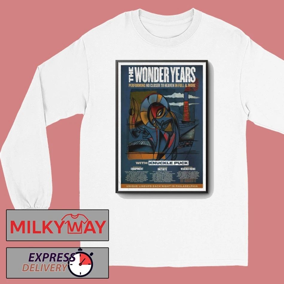 The Wonder Years Poster No Closer To Heaven Album Shows 2026 shirt