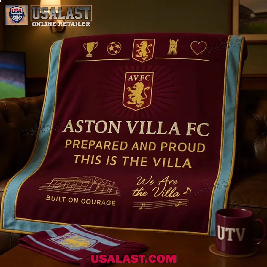 Aston Villa FC The Villa Match Day Blanket