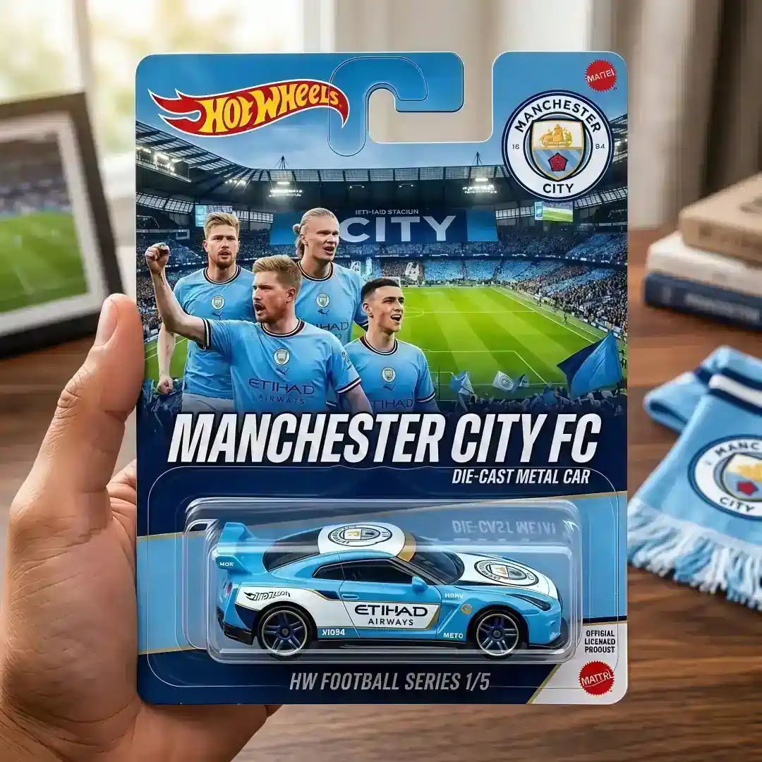 Wheels Manchester City Limited Edition Car HW Football Series