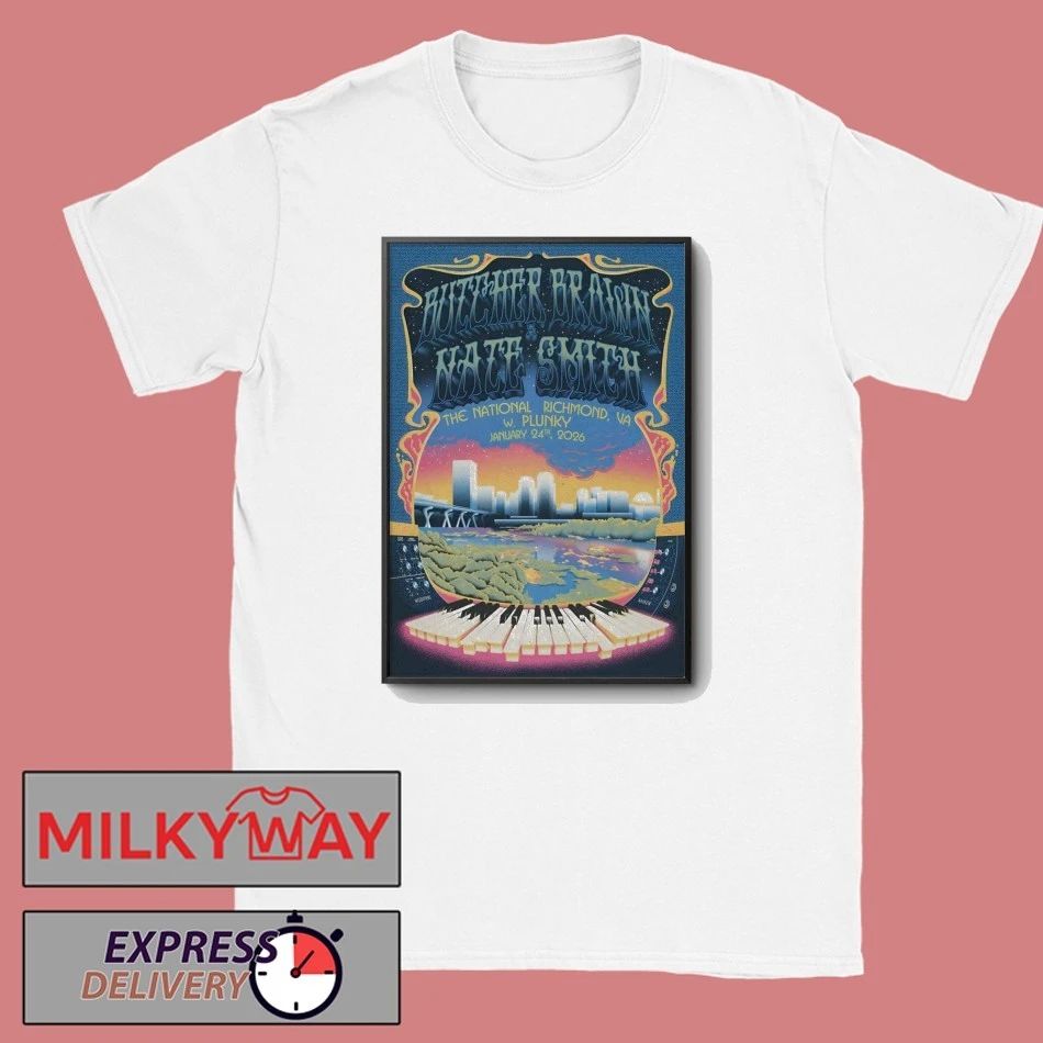 Butlher Brown And Nate Smith Jan 24 2026 The National In Richmond VA Poster shirt