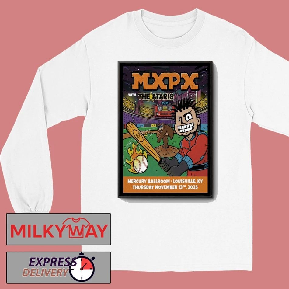 MXPX Tour 2025 Louisville KY Poster shirt
