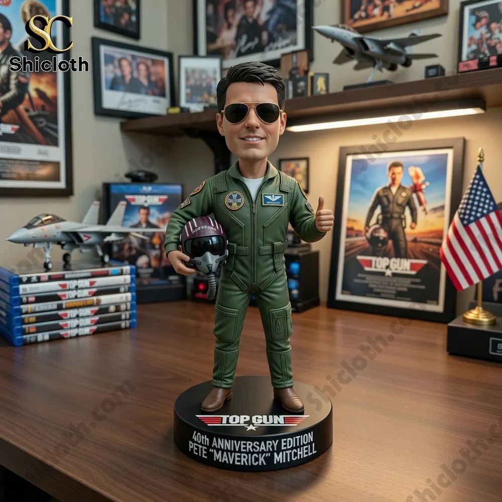 Gun 40th Anniversary Pete “Maverick” Mitchell Bobblehead