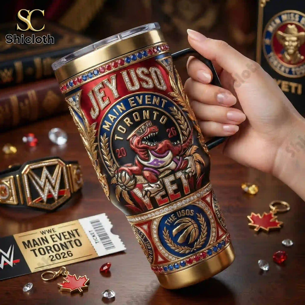 Jey Uso Main Event Toronto 2026 Yeet Yeti Tumbler With Handle