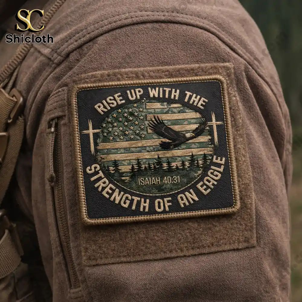 Isaiah 4031 Embroidered Hook & Loop Patch