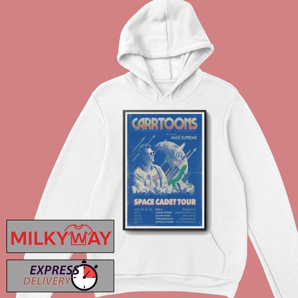 CARRTOONS Space Cadet 2026 Tour Poster shirt