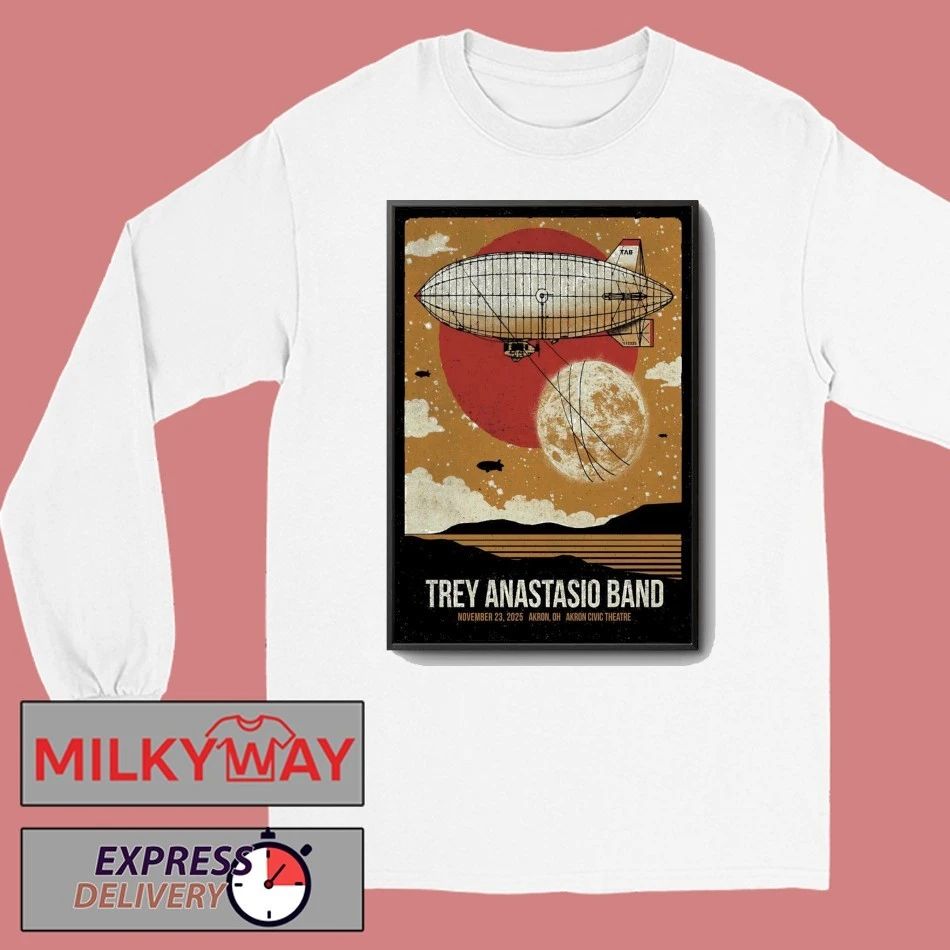 Trey Anastasio Band Nov 23 2025 Akron Civic Theatre In Akron OH Poster shirt