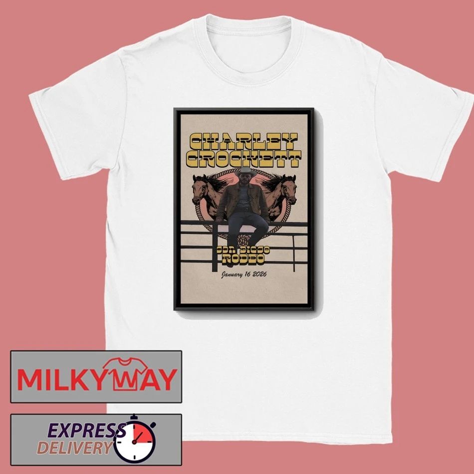 Charley Crockett Tour San Diego On Jan 16 2026 Poster shirt