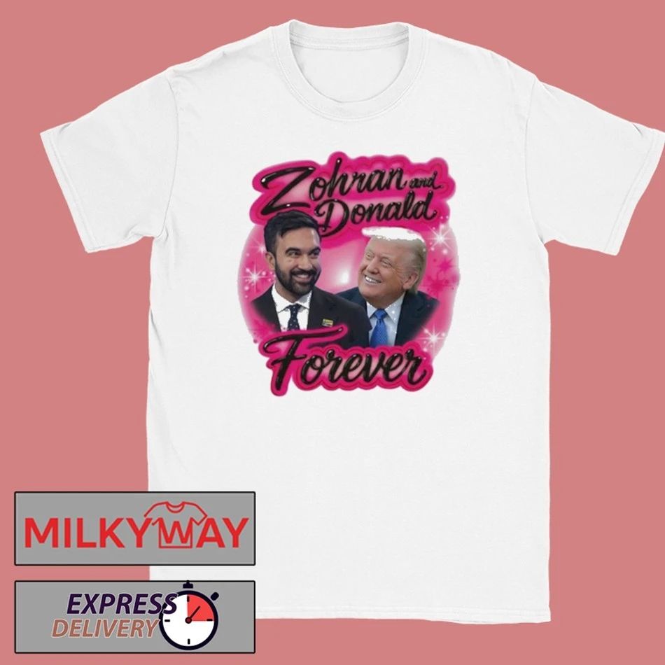 Zohran And Donald Trump Forever Airbrush Shirt