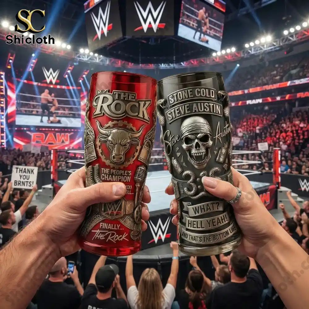 Wrestling Legends Signature Collector Beer Glass